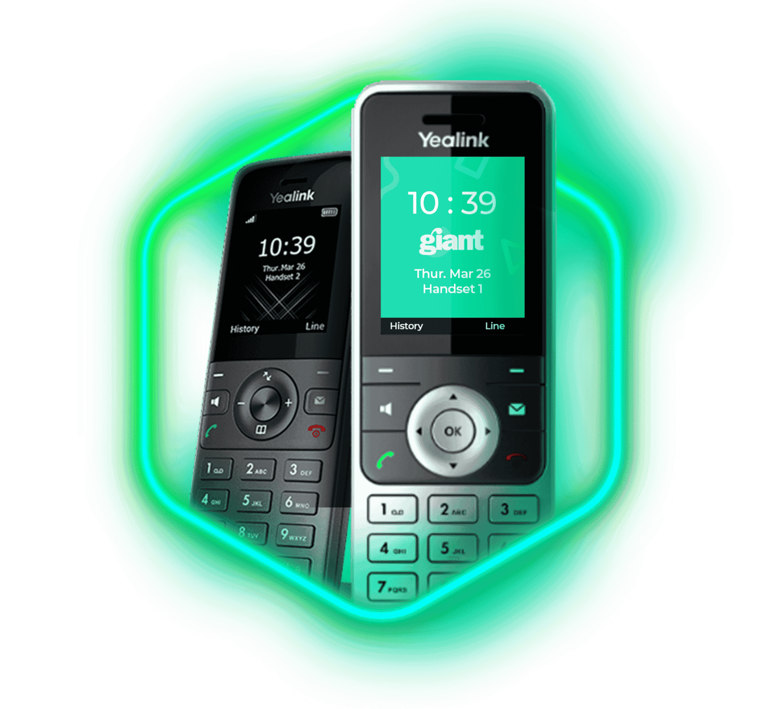 Giant home phone portal interface
