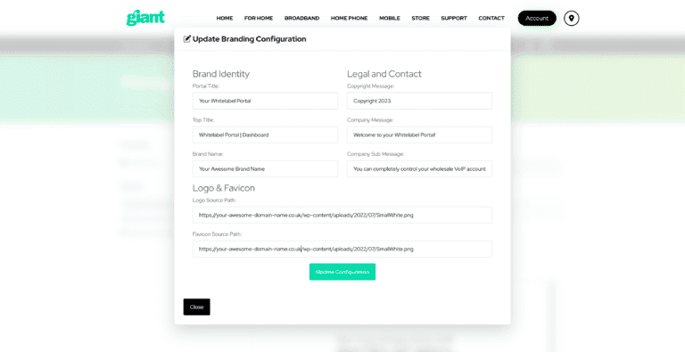 Giant Launches White-labelled Self-Service VoiceCloud Portal Management for Resellers